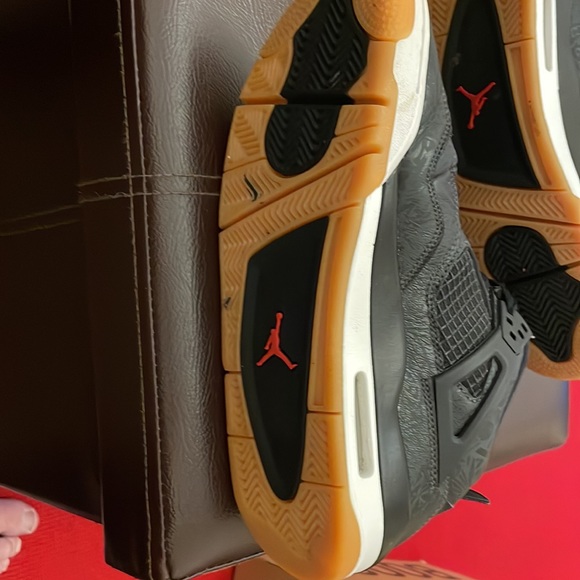 Air Jordan 4 Retro GS 'Laser used size 7y - Picture 7 of 10